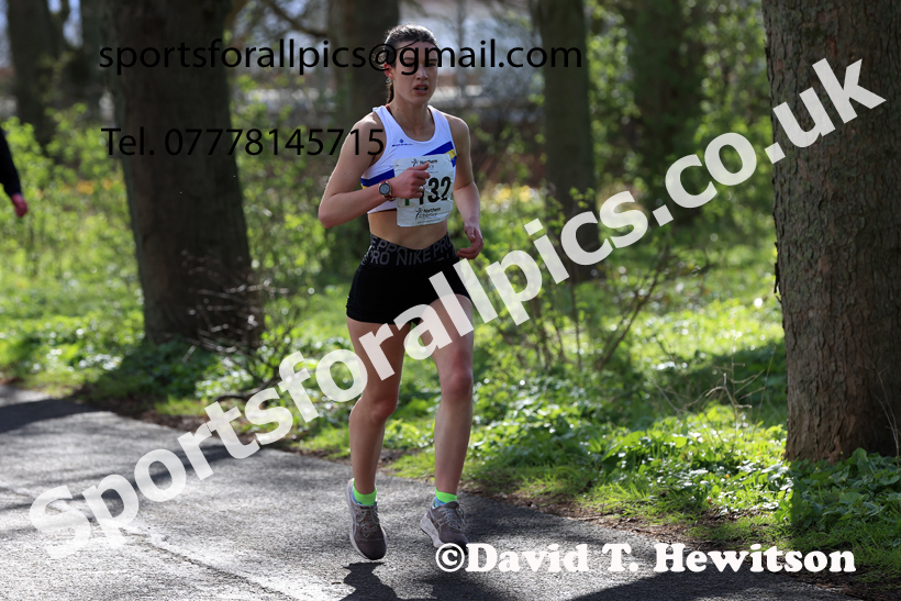 Senior Womens 6 Stage Road Relay, 2026 Northern Mens 12 and Womens 6 Stage Road Relays and Young Athletes 5k, Sheepmount Stadium, Carlisle. Photo: David T. Hewitson/Sports for All Pics